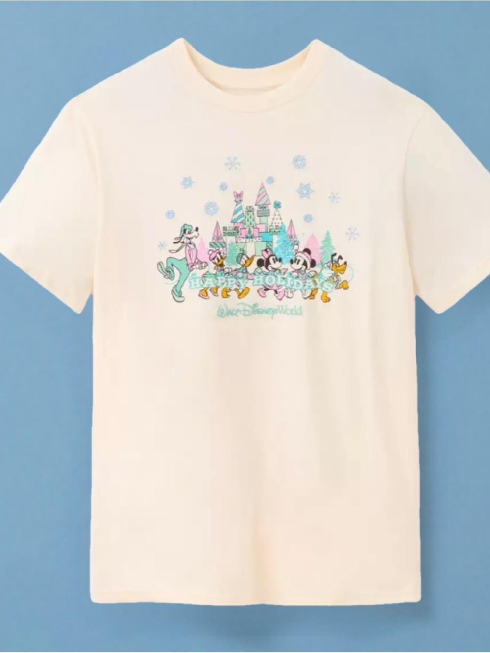 Disney Parks Walt Disney World Happy Holidays Tee